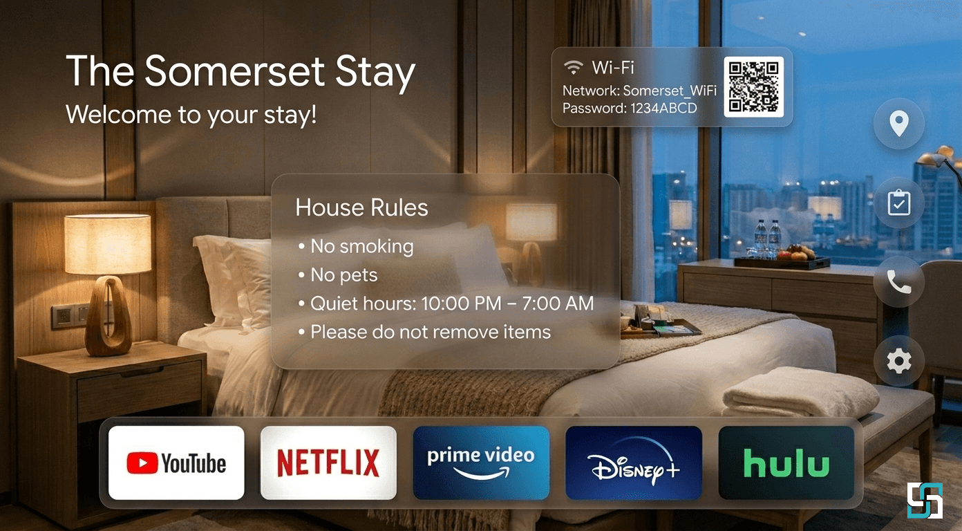 StayHost TV Android TV app preview